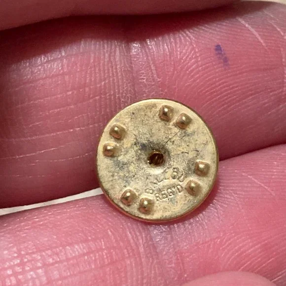 Vintage Estate Gold Tone Seagull Lapel Pin Brooches Set of 2 - Picture 5 of 6